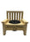 Nan Wooden Memorial Bench with Flower Insert Pot Graveside Crematorium Plaque Garden