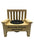 Brother Wooden Memorial Bench with Flower Insert Pot Graveside Crematorium Plaque Garden