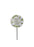 Son - Cream Lily Round Stick Stake Graveside Crematorium