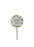 Brother - Cream Lily Round Stick Stake Graveside Crematorium