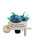 Mum & Dad - Memorial Wheelbarrow with Flower Insert - Graveside Plaque Garden