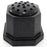 Memorial Grave Flower Pot Vase Hex Graveside Black Insert INCLUDES FREE STICKER