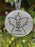 Nan Glass Angel Silver Christmas Bauble