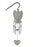 Grandad - Angel Shaped Memorial Wind Chime Tribute Plaque Ornament Graveside Remembrance