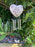 Grandad - Heart Memorial Wind Chime Tribute Plaque Ornament Butterfly Flower Graveside