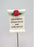 Grandma Red Rose Scroll Stick - Memorial Tribute Spike