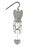 Mum - Angel Shaped Memorial Wind Chime Tribute Plaque Ornament Graveside Remembrance