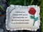 Brother - Large Red Rose Memorial Pillow Tribute Graveside Ornament Tribute Plaque Garden