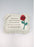 Brother - Large Red Rose Memorial Pillow Tribute Graveside Ornament Tribute Plaque Garden