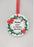 Brother - Memorial Glass Wreath Bauble Christmas Tree Plaque Decoration Xmas