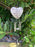 Someone Special - Heart Memorial Wind Chime Tribute Plaque Ornament Butterfly Flower Graveside