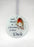 Uncle - Memorial Glass Robin Christmas Bauble - Tree Decoration Xmas