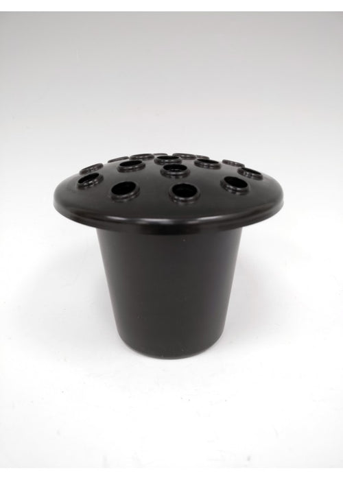 Grandad Black Grave Pot with Insert