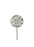 Memorial Cream Lily Flower Stick Stake Pick Plaque Tribute Graveside Ornament