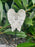 Dad White & Silver Angel Wings Stick - Memorial Tribute Spike