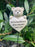 Little Girl Teddy Bear Heart Stick - Memorial Tribute Plaque