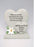 Mum & Dad Double Heart Plaque