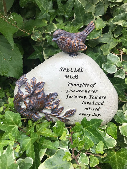 Mum Bronze 3D Bird Plaque