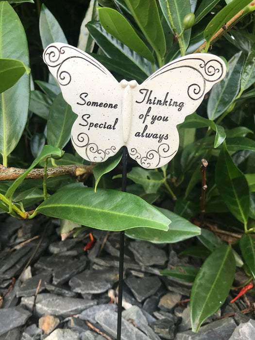 Someone Special Butterfly Stick - Memorial Tribute Spike